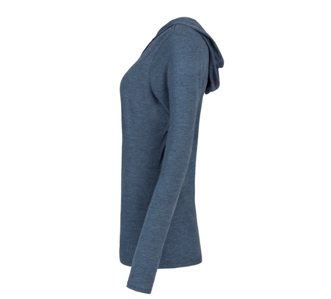 District Made® Women's Perfect Tri® Long Sleeve Hoodie | Soft, Stylish, and Effortlessly Cool