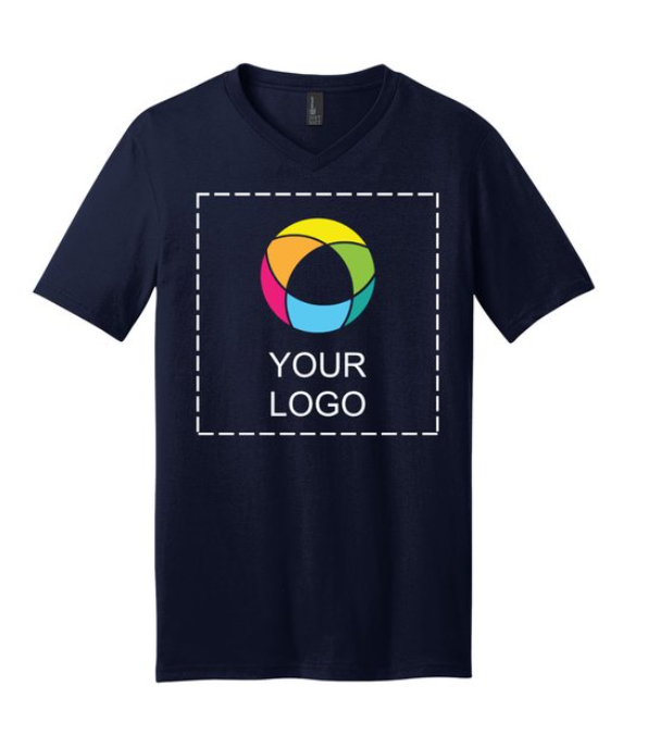 District® Very Important Tee® V-Neck – Bold Full-Front & Back Print for Standout Style
