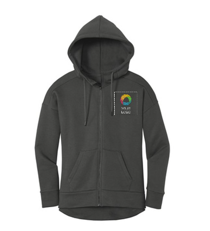 District® Women’s Full-Zip Hoodie – Casual Style with Everyday Comfort
