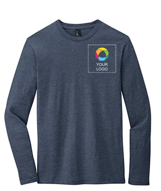 District® Very Important Tee® Long Sleeve – Left Chest & Back Print for a Standout Look