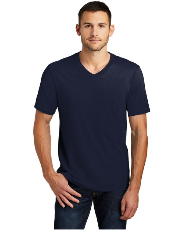 District® Very Important Tee® V-Neck – Bold Full-Front & Back Print for Standout Style