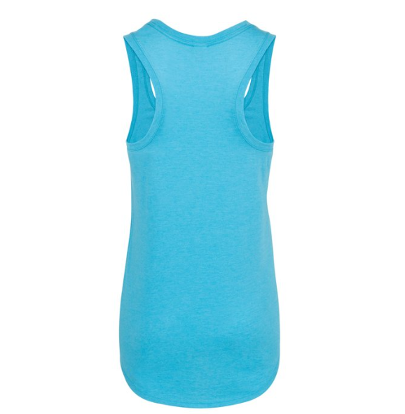 District® Women's Racerback Tank Top | Effortless Style with Heat Transfer Design