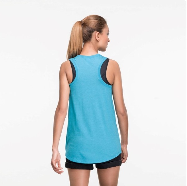 District® Women's Racerback Tank Top | Effortless Style with Heat Transfer Design