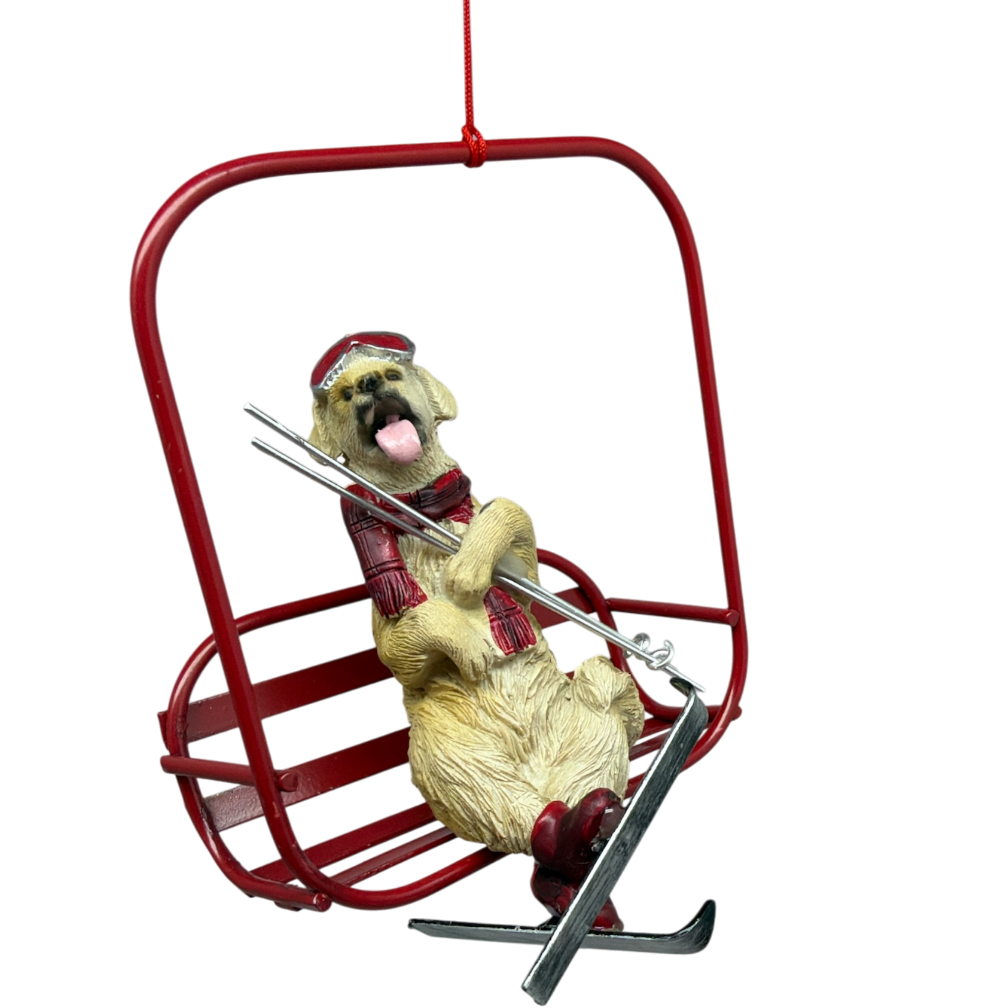 Dog Ski Lift Ornament