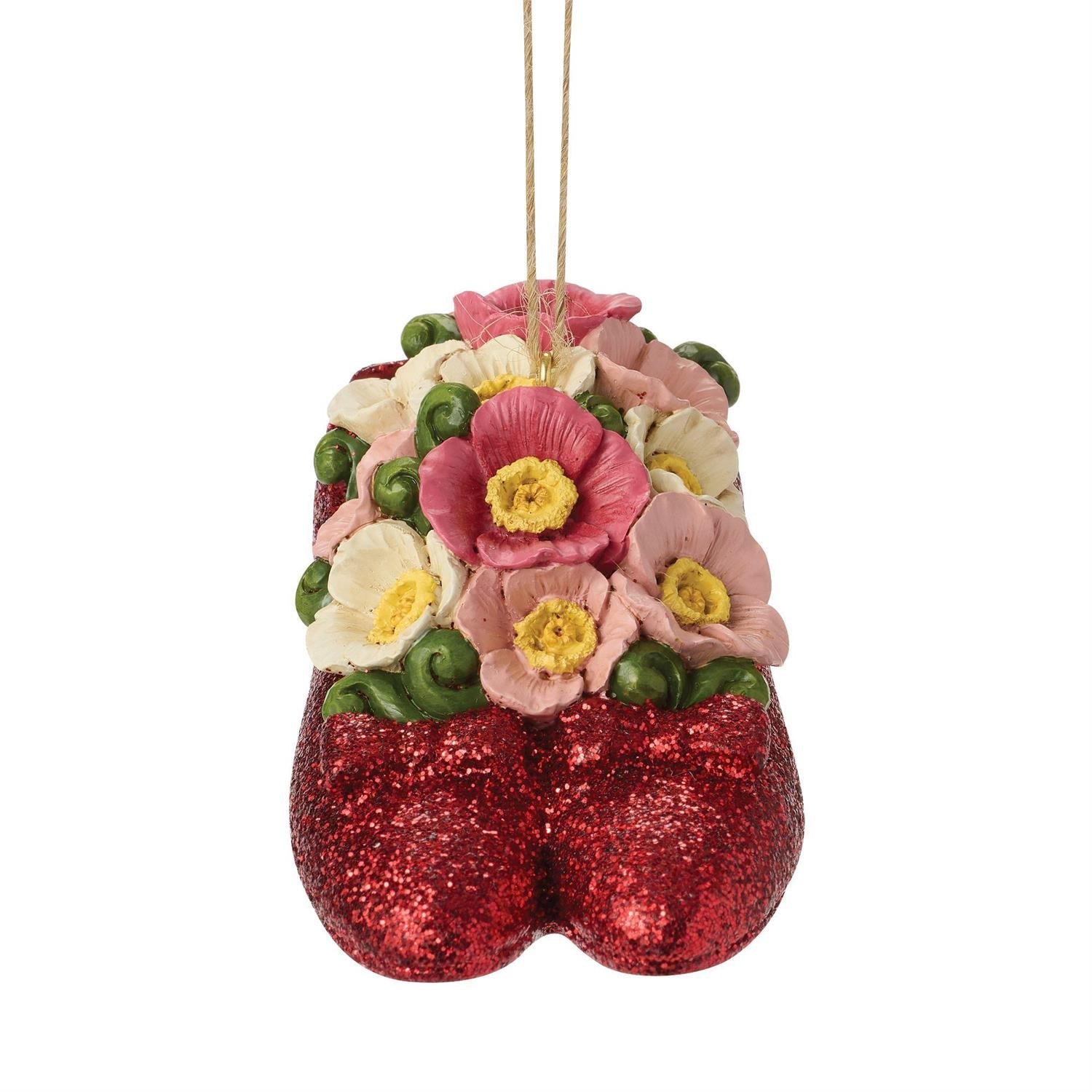 Dorothy's Ruby Slippers in Full Bloom - Ornament