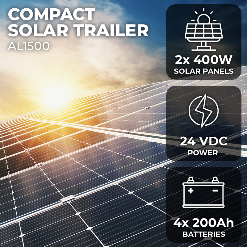 Dot Solar Powered Trailer Al1500