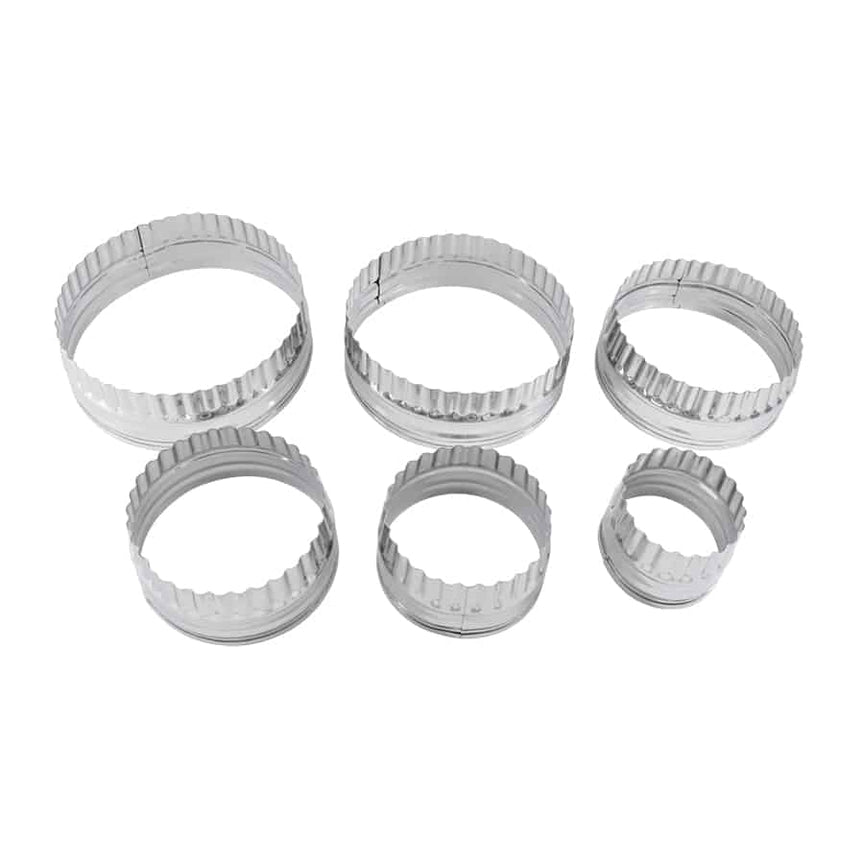 Double Sided Biscuit Cutter Stainless Steel 6 Piece Set