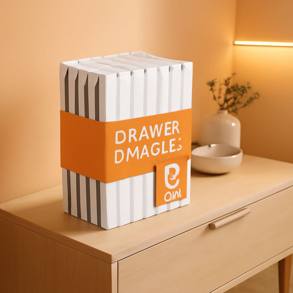 Drawer Dividers 4 In High 11-17 Adjustable White 8 Pack