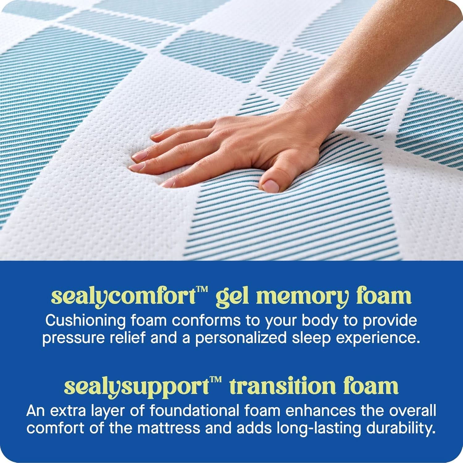 Dreamlife Full Gel Memory Foam Surface Guard Mattress