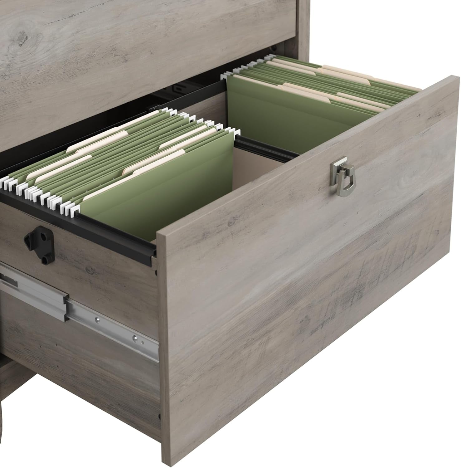 Driftwood Gray 2 Drawer Lateral File Cabinet 32W x 20D x 30H