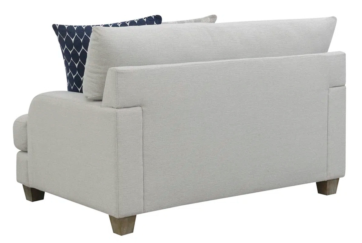 Drisko 73 Inch Gray Upholstered Loveseat For Living Room