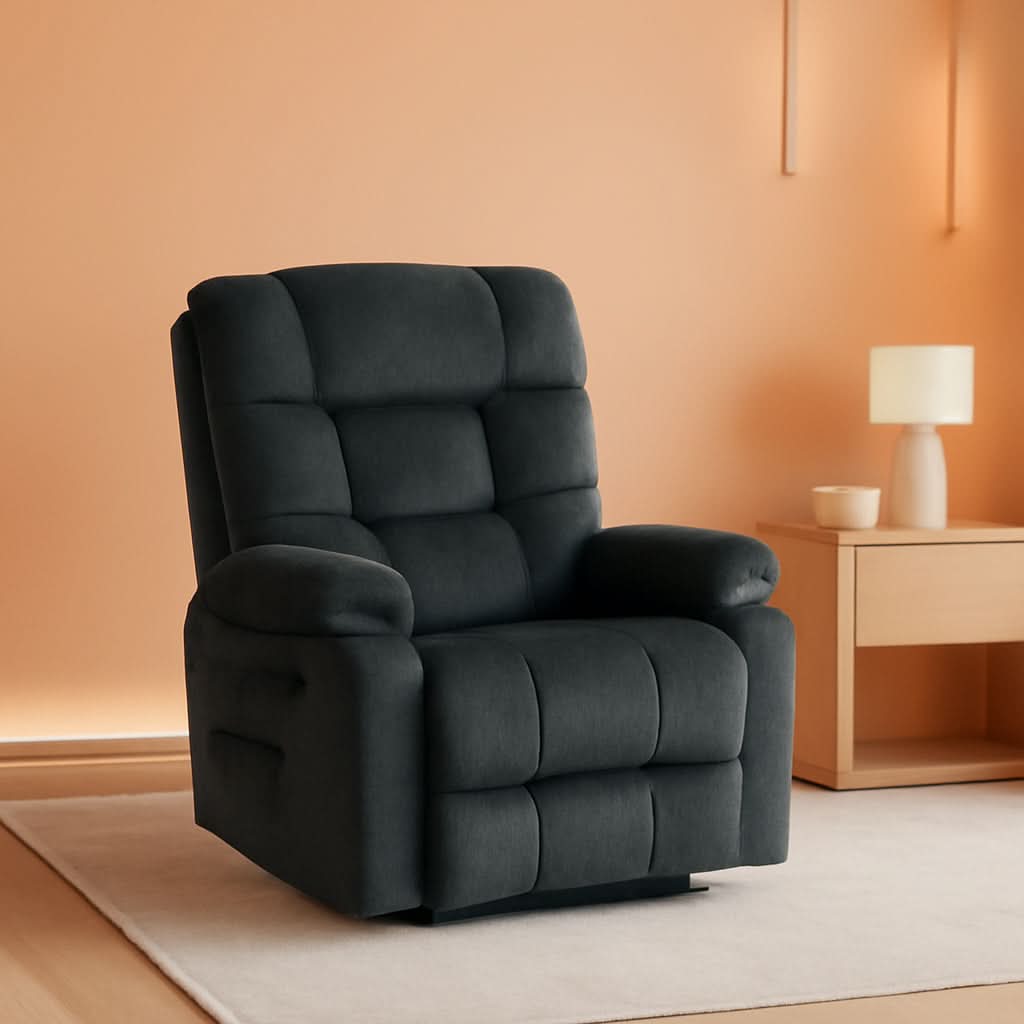 Dual Motor Lift Recliner Chair With Massage And Heat Grey