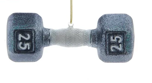 Dumbell Ornament Glass