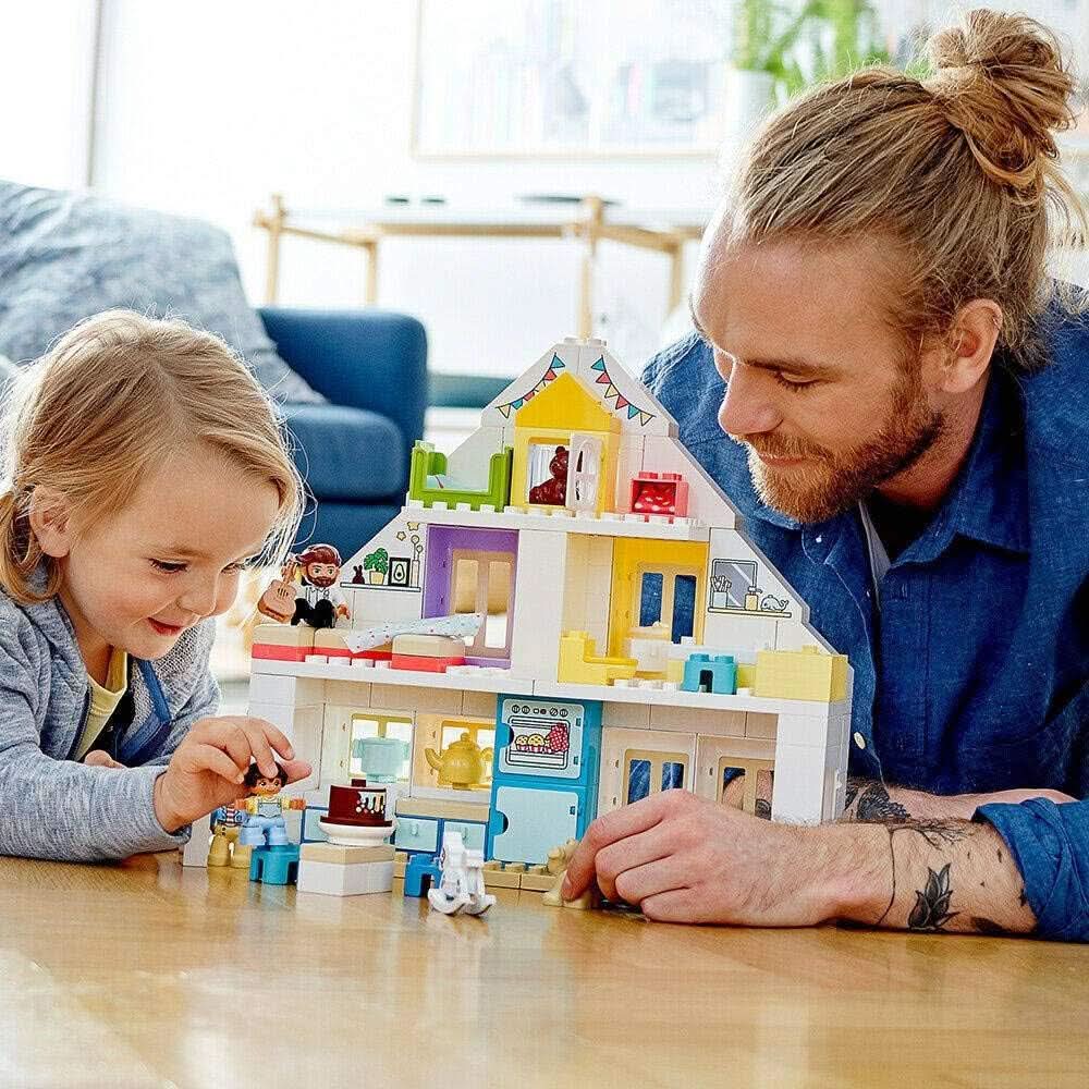 Duplo Town Modular Playhouse 130 Piece Multicolor Dollhouse