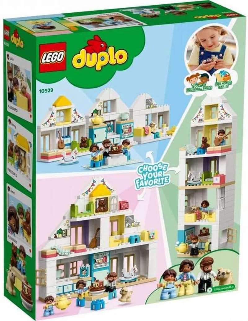 Duplo Town Modular Playhouse 130 Piece Multicolor Dollhouse