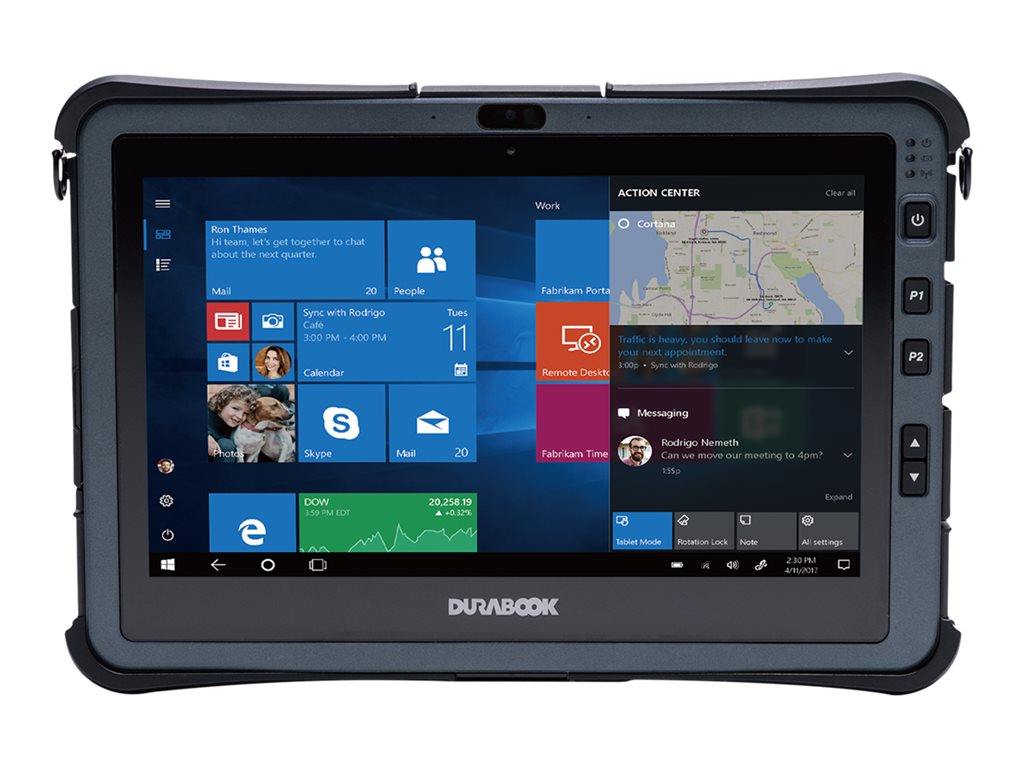 Durabook U11 - Rugged - tablet - Intel Core i5 - 1230U / up to 4.4 GHz - Win 11 Pro - UHD Graphics - 8 GB RAM - 256 GB SSD - U1H1P2DAABXX