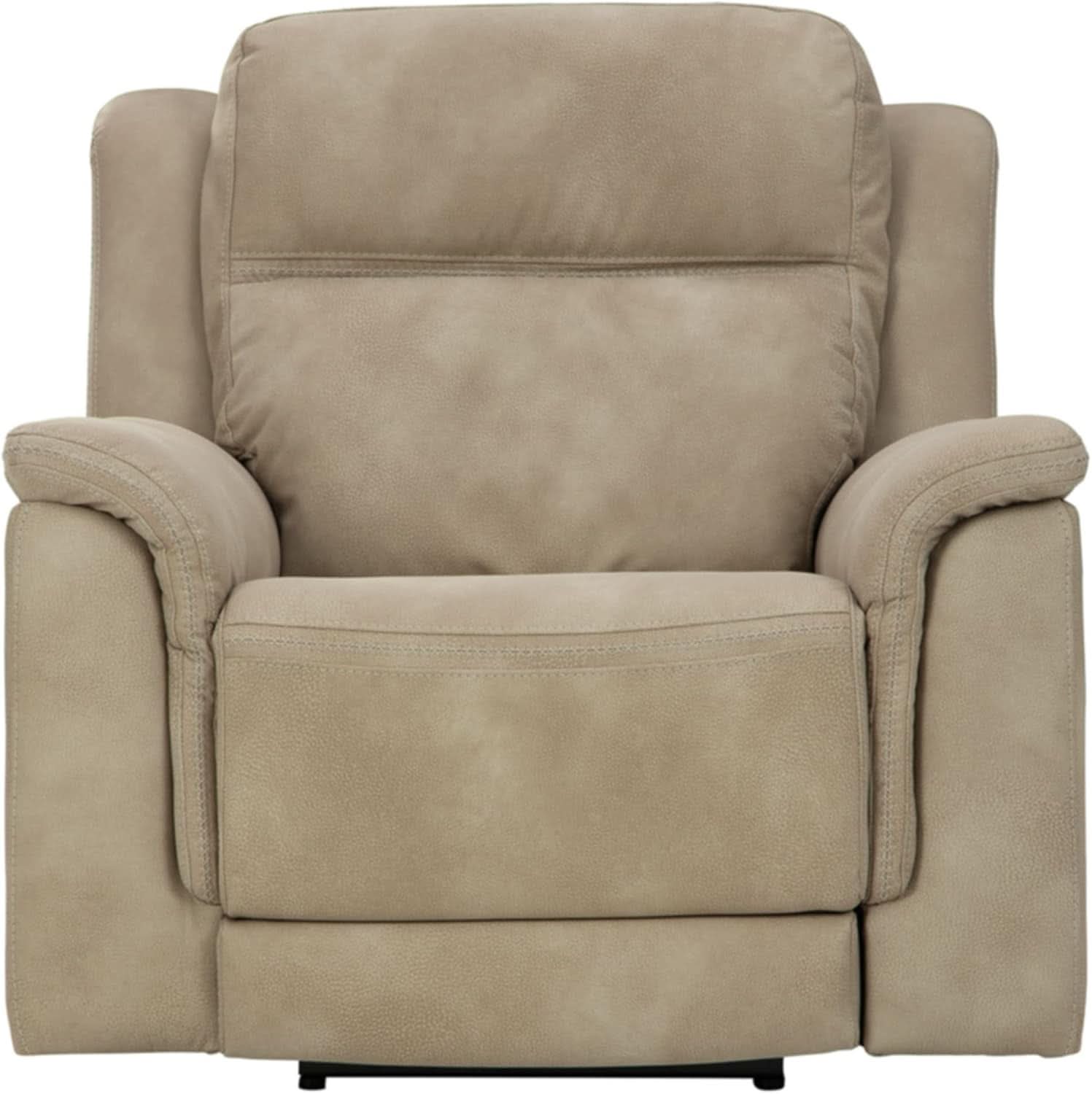 Durapella Power Recliner With Adjustable Headrest Beige