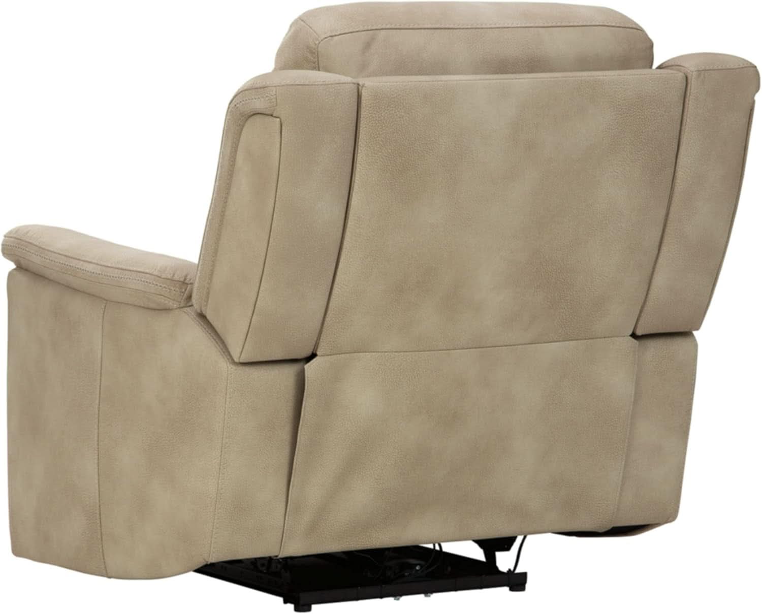 Durapella Power Recliner With Adjustable Headrest Beige