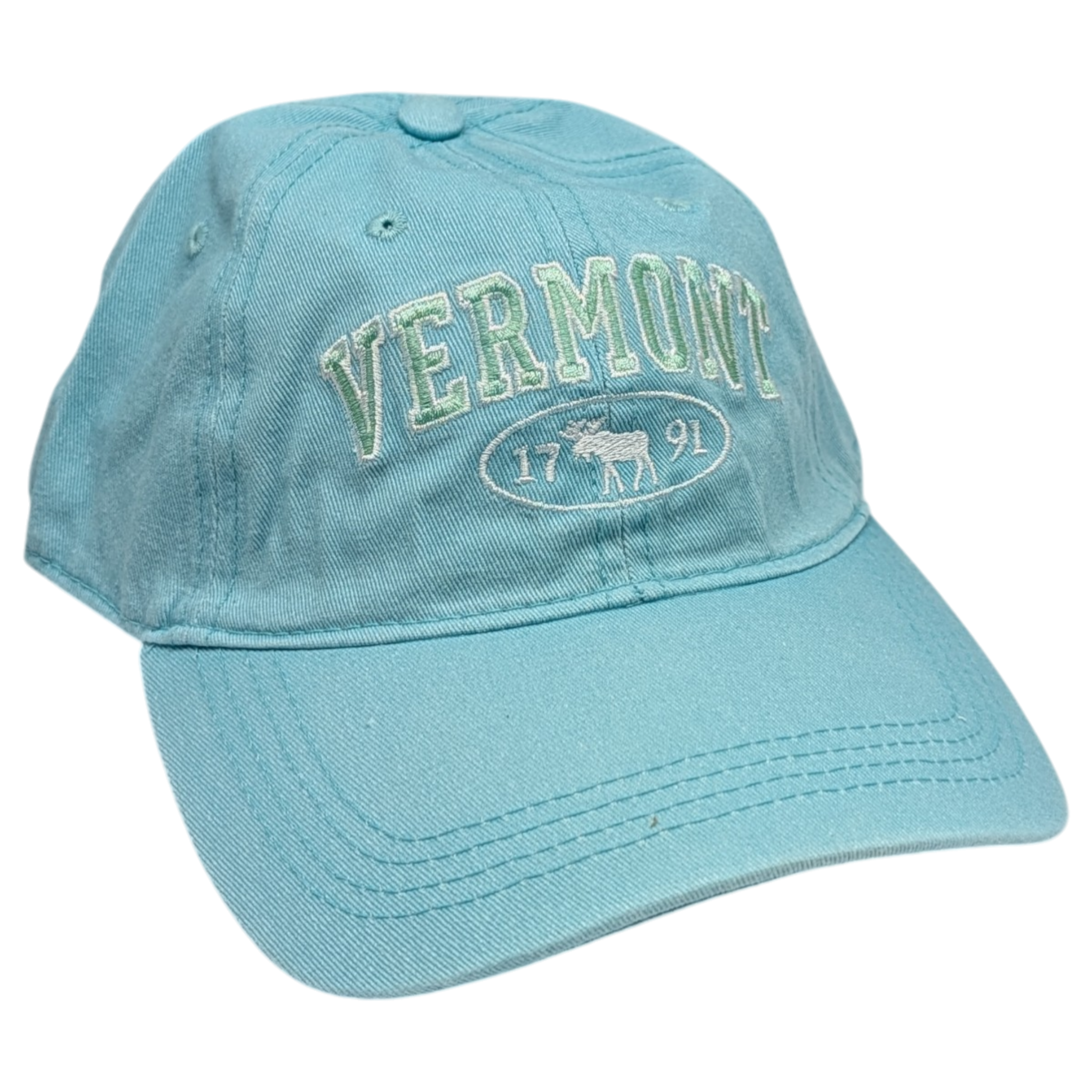 Dyed Cap Vermont 1791 Moose - Aqua