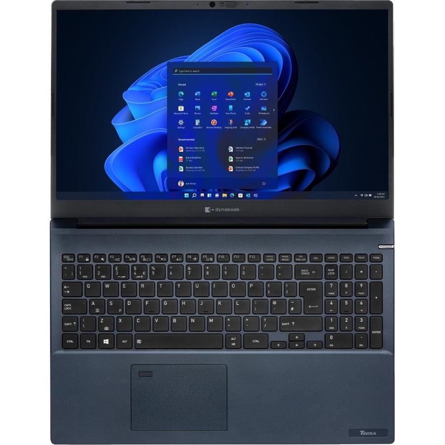 Dynabook Tecra A50-K A50-K1538 15.6" Notebook - Full HD - 1920 x 1080 - Intel Core i7 12th Gen i7-1260P - 16 GB Total RAM - 512 GB SSD - Dark Blue