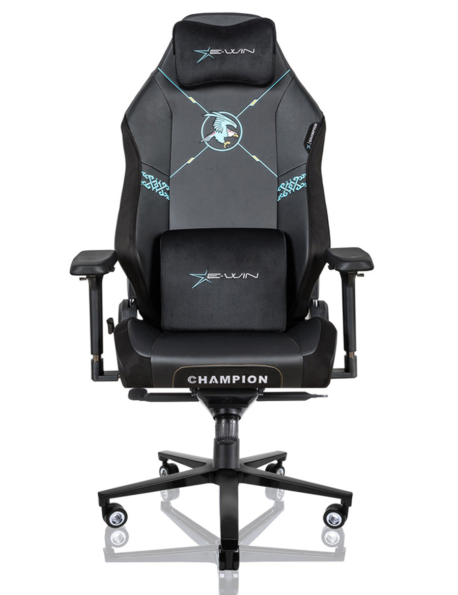 E-WIN Champion Upgraded Series Ergonomic Computer Gaming Office Chair with Pillows - CPJ-REV