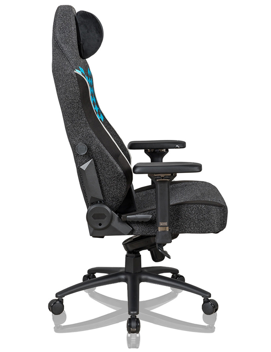 E-WIN Flash XL Size Upgraded Series Soft-Weave Fabric Ergonomic Computer Gaming Office Chair with Pillows-FLJ-XL-REV