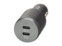 EATON Dual-Port USB-C Car Charger 100W Fast Charging for Professionals