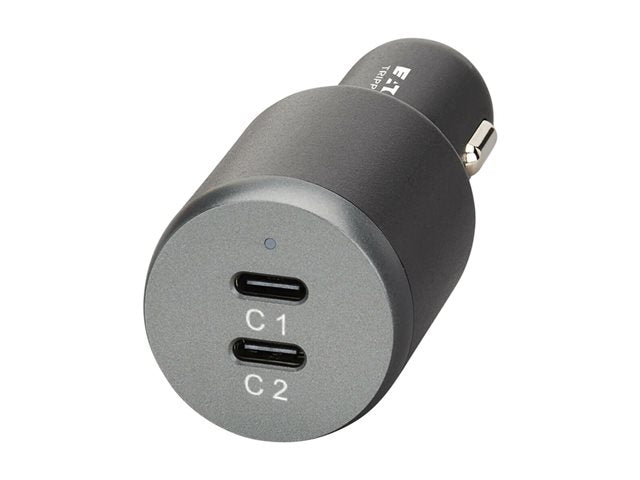 EATON Dual-Port USB-C Car Charger 100W Fast Charging for Professionals