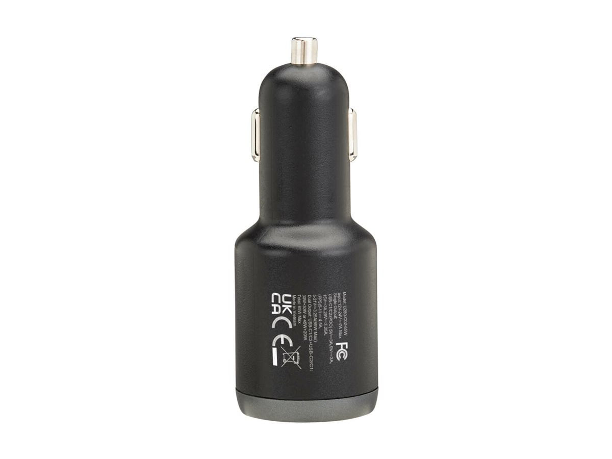 EATON Dual-Port USB-C Car Charger 65W Fast Charging for Travelers