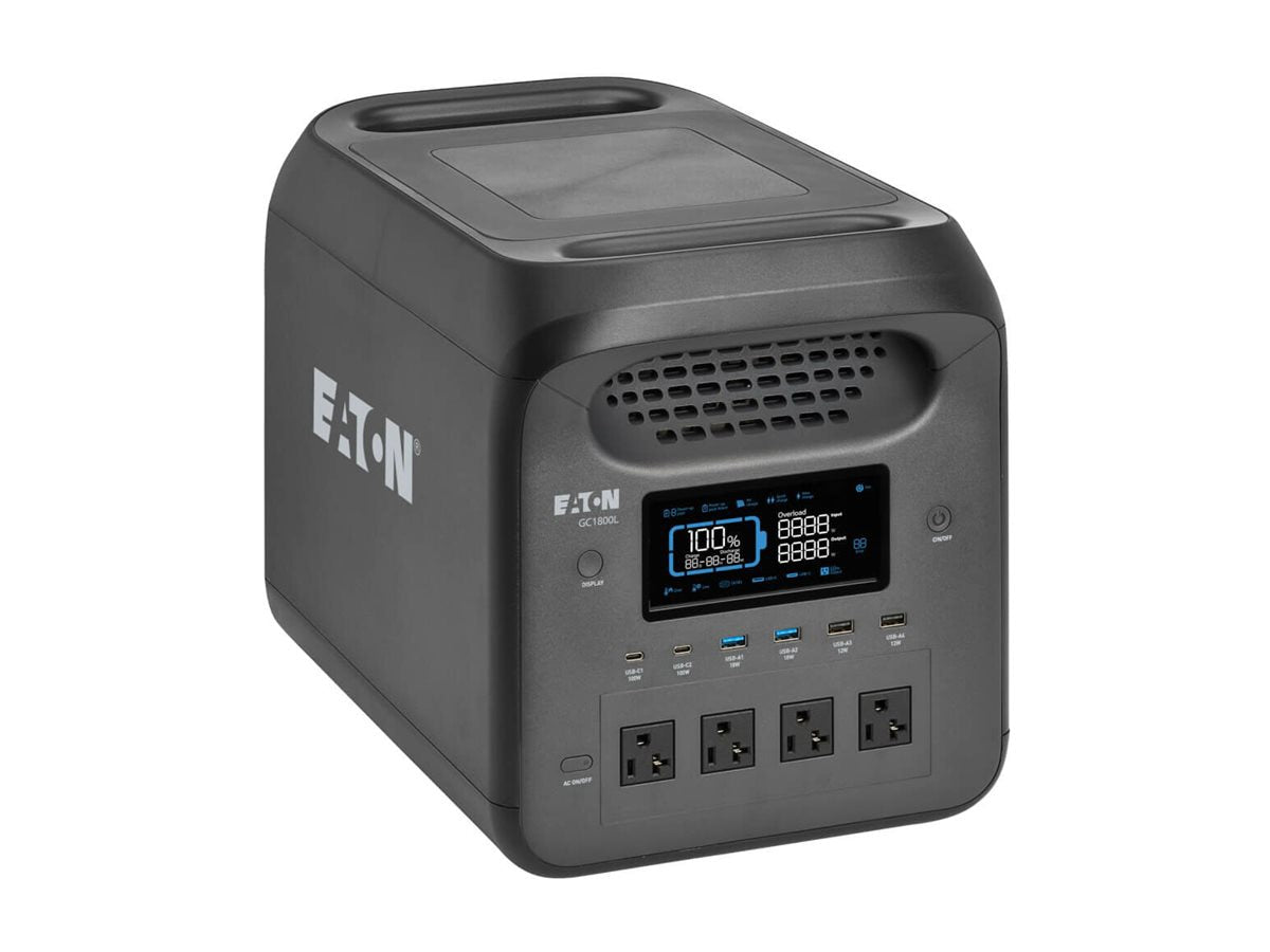 EATON GC1800L Portable Power Station 1800W LiFePO4 Battery