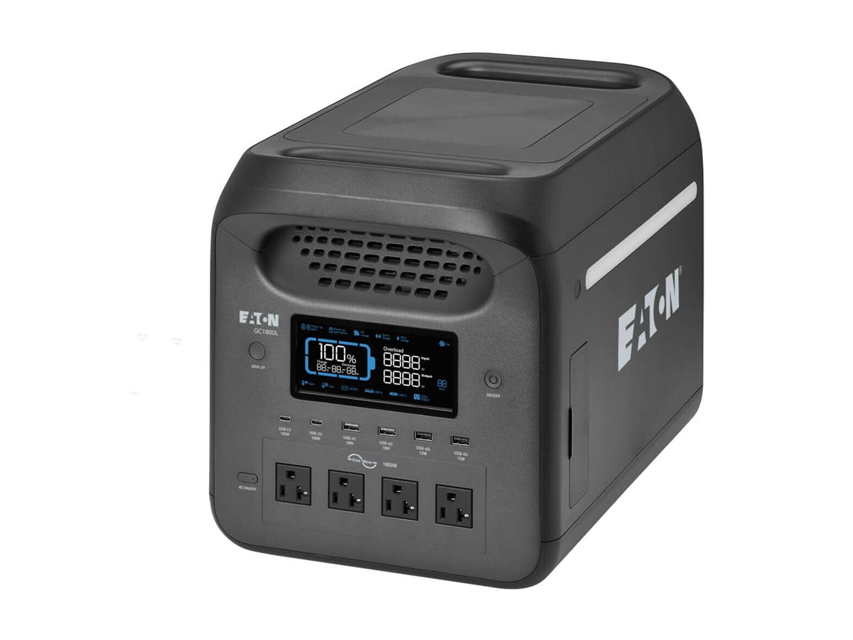 EATON GC1800L Portable Power Station 1800W LiFePO4 Battery