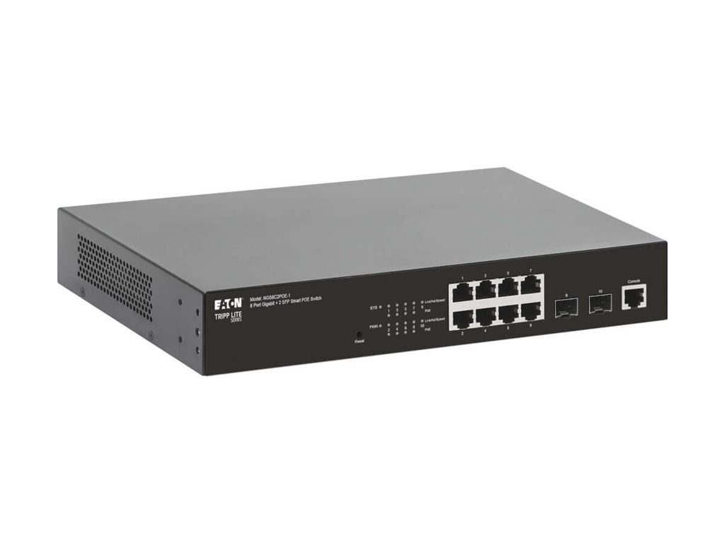 EATON NGS8C2POE-1 11-Port Gigabit PoE Desktop Switch for SMB