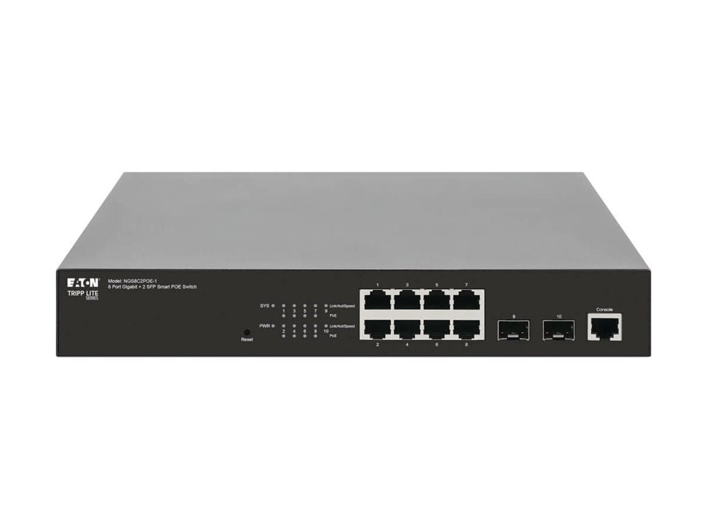 EATON NGS8C2POE-1 11-Port Gigabit PoE Desktop Switch for SMB