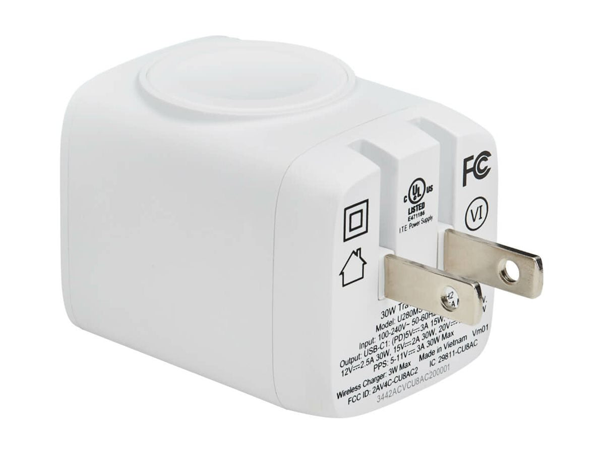 EATON U280MS-2N1-WH2 Compact All-in-One Travel Charger