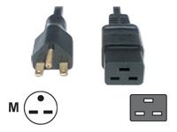 EATON ePDU - Power cable - NEMA 6-15 (M) to IEC 60320 C19 - AC 250 V - 8 ft 010-9336