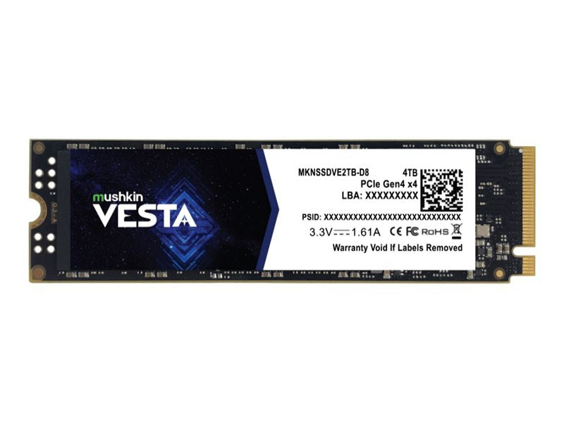 EDGE MEMORY Vesta 4TB M.2 2280 PCIe Gen4 x4 SSD for Gamers & Creators