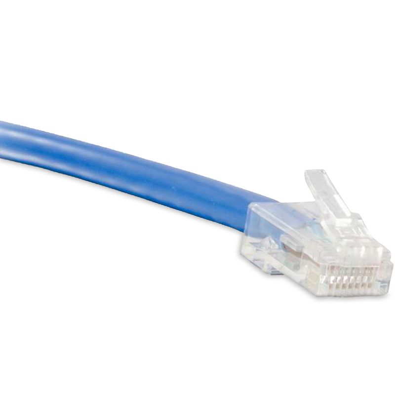 ENET Cat6 Blue 6 Inch Non-Booted (No Boot) (UTP) High-Quality Network Patch Cable RJ45 to RJ45 C6-BL-NB-6IN-ENC