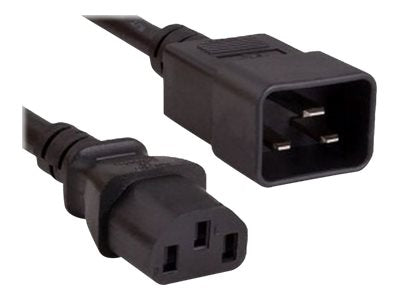 ENET - Power cable - power IEC 60320 C13 to IEC 60320 C20 - 250 V - 15 A - 15 ft C13C20-15F-ENC