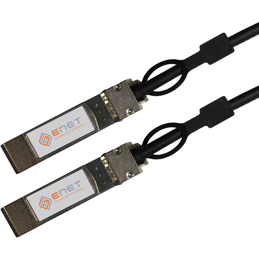 ENET Ruckus (Formerly Brocade) Compatible E25G-SFP28-TWX-P-00501 TAA Compliant Functionally Identical 25GBASE-CU SFP28 to SFP28 Passive Direct-Attach Cable (DAC) Assembly 50cm E25G-SFP28-TWX-P-00501-ENC