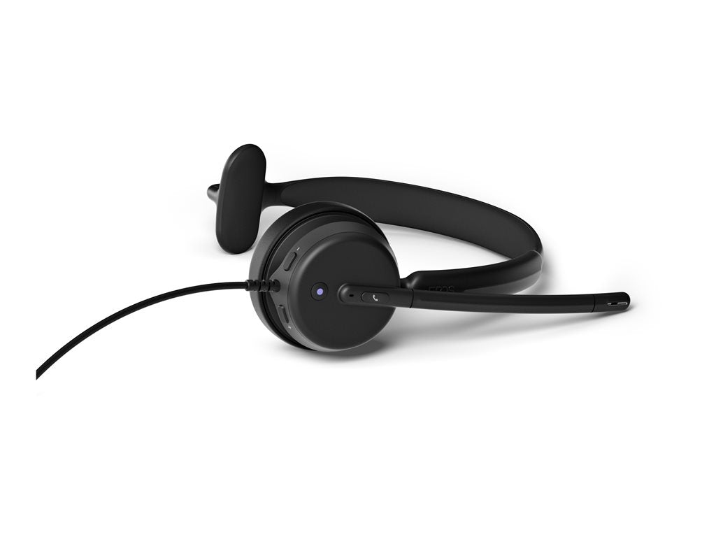 EPOS IMPACT 430t On-Ear Wired Headset USB-C USB-A Microsoft Teams Certified Black