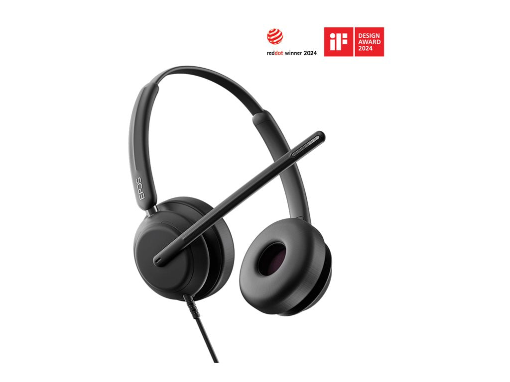 EPOS IMPACT 760T - Headset - on-ear - wired - USB-C - black - Certified for Microsoft Teams