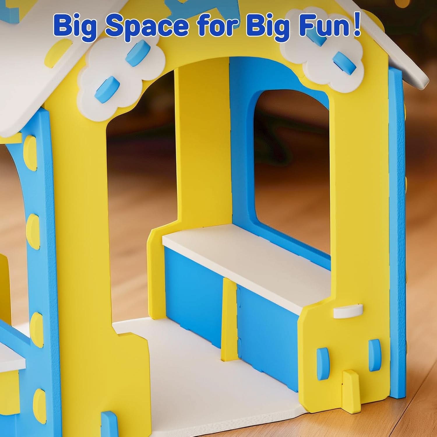 EVA Kids Indoor Playhouse Colorful Educational Fort