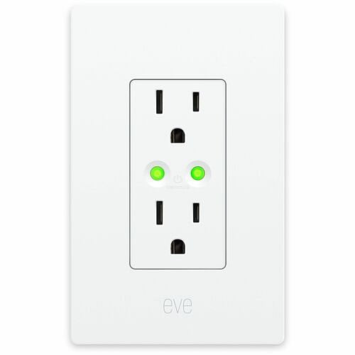 EVE Energy Outlet Matter Smart Plug with App & Voice Control