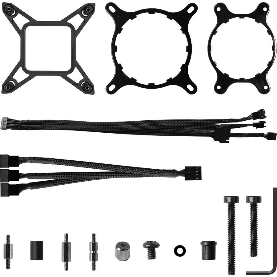 EVGA CLCx 360mm All-in-One LCD CPU Liquid Cooler, 3x 120mm PWM ARGB Fans, Intel, AMD, 5 YR Warranty, 400-HY-CX36-V1