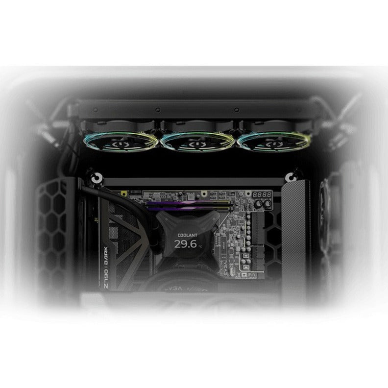 EVGA CLCx 360mm All-in-One LCD CPU Liquid Cooler, 3x 120mm PWM ARGB Fans, Intel, AMD, 5 YR Warranty, 400-HY-CX36-V1