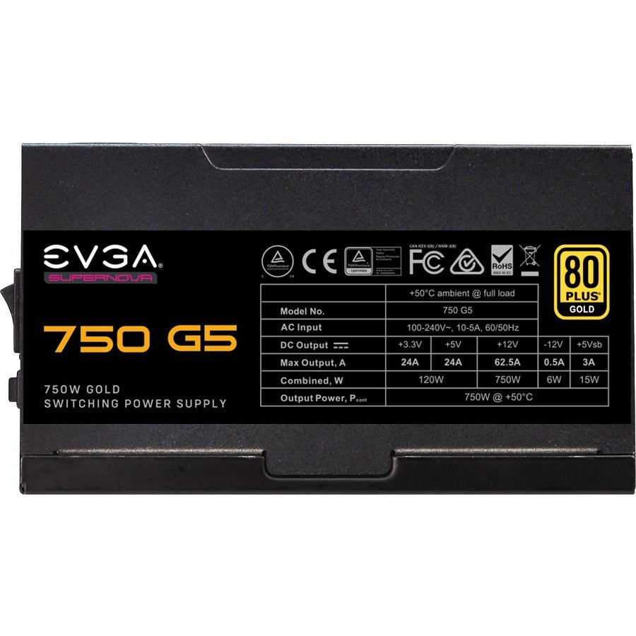 EVGA SuperNOVA 750 G5 Power Supply 220-G5-0750-X1
