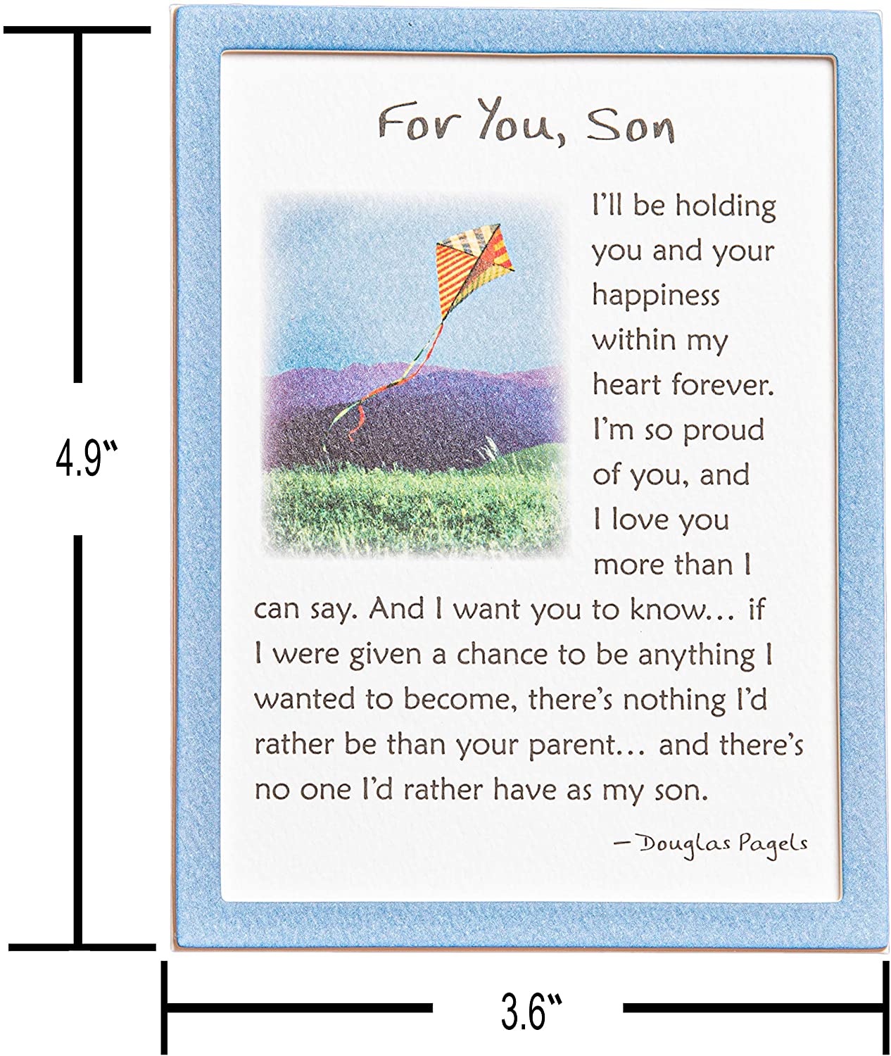 Easel-back Print with Magnet - For You, Son