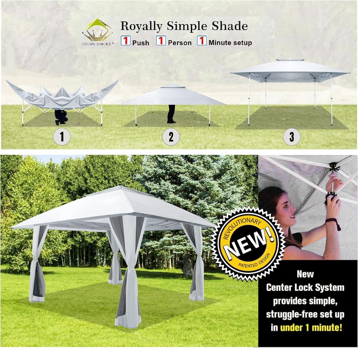Easiest Pop Up Gazebo With Wheeled Storage Bag