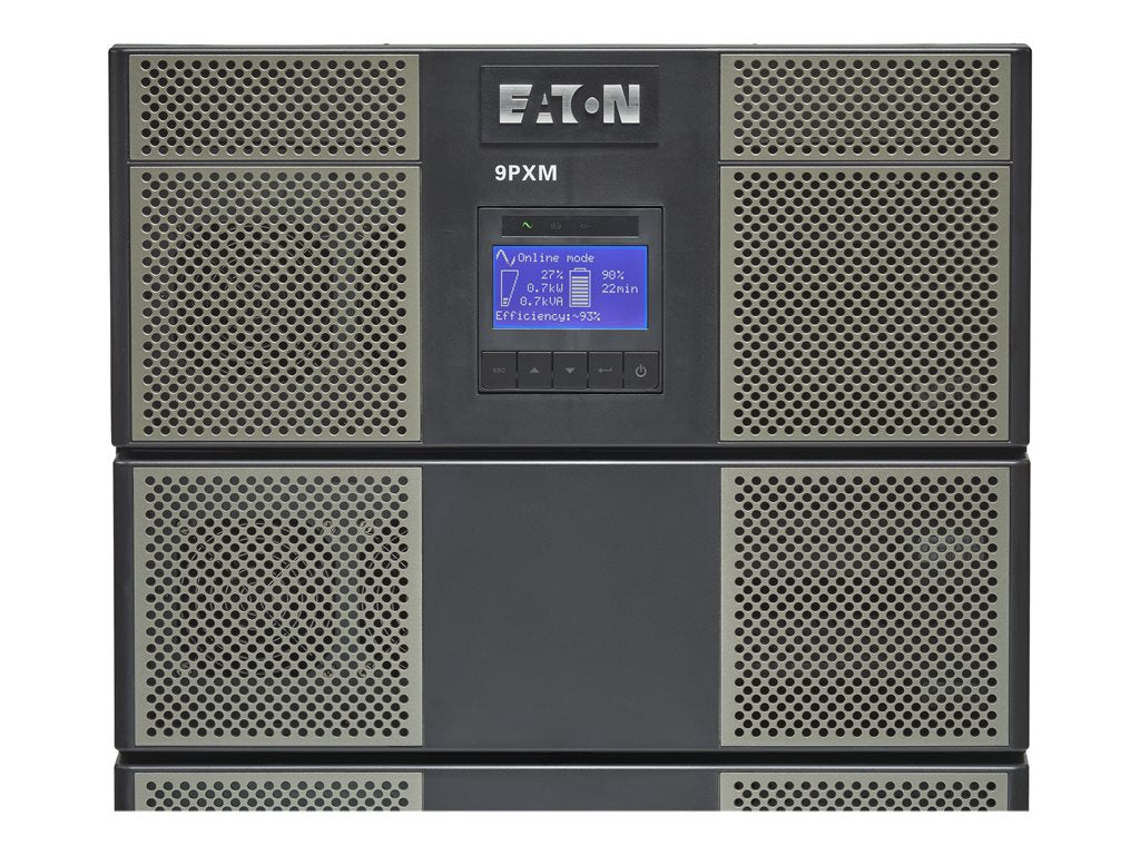Eaton 9PXM - Power array cabinet (rack-mountable / external) - output connectors: 10 - 21U - black, silver - CTO 9PXM12JJEEE