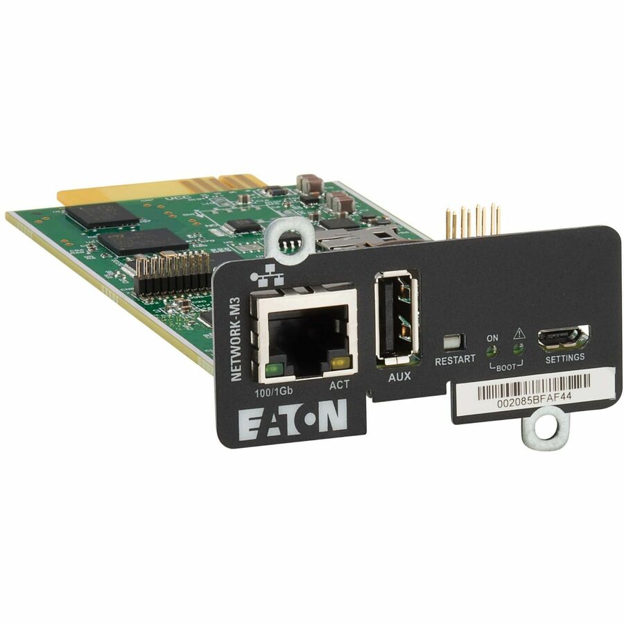 Eaton Cybersecure Gigabit NETWORK-M3 Card for UPS and PDU, UL 2900-1 and IEC 62443-4-2